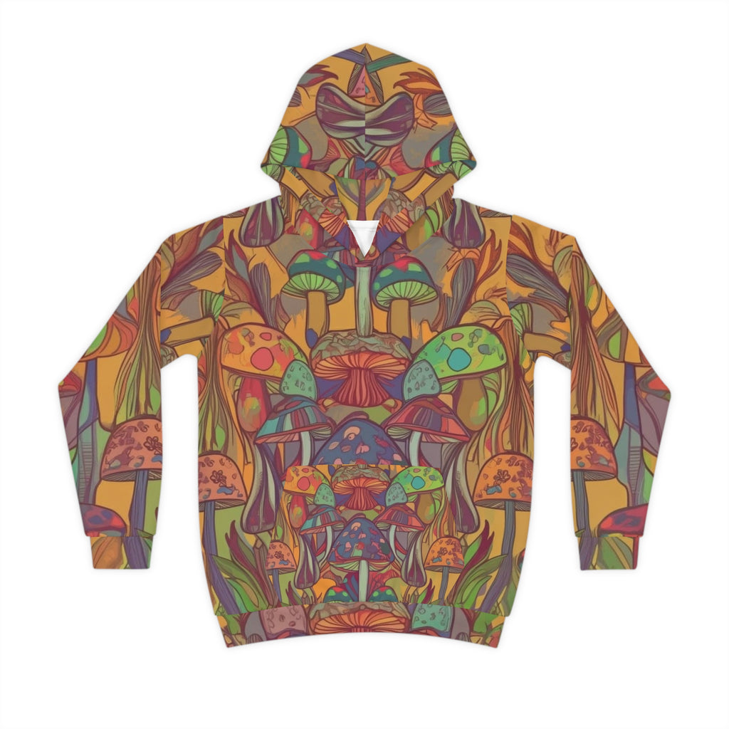 Mystic Mushroom Wonderland Custom Design Zip Hoodie