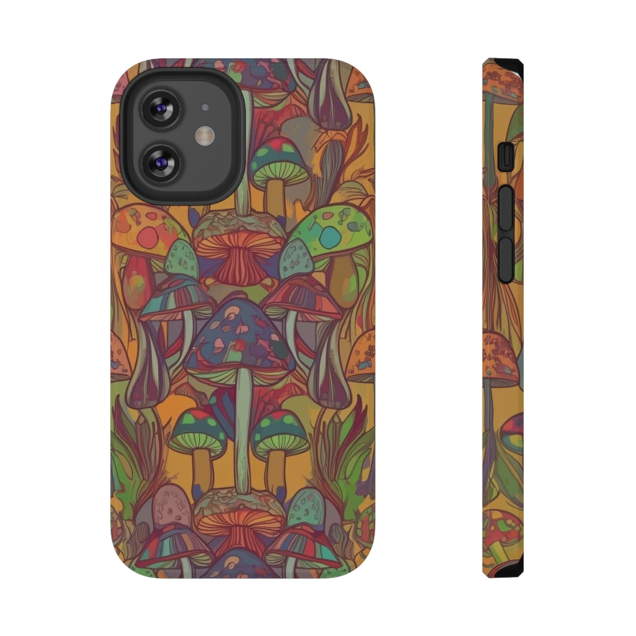 Mushroom Grove Impact-Resistant Case, Unique Phone Cover for Nature Lovers, Mushroom Art Gifts, Phone Accessories for Festivals, [...]