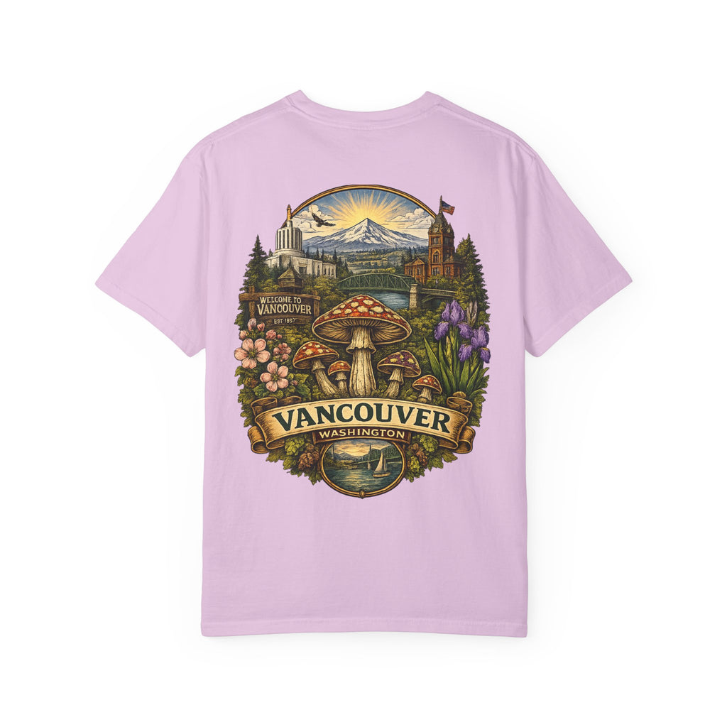 City: Lake Oswego Mushroom T-Shirt — Vintage Nature & Psychedelic Fungi Design