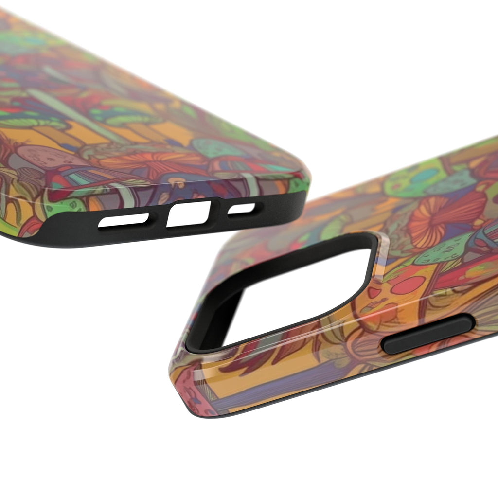 Mushroom Grove Impact-Resistant Case, Unique Phone Cover for Nature Lovers, Mushroom Art Gifts, Phone Accessories for Festivals, [...]