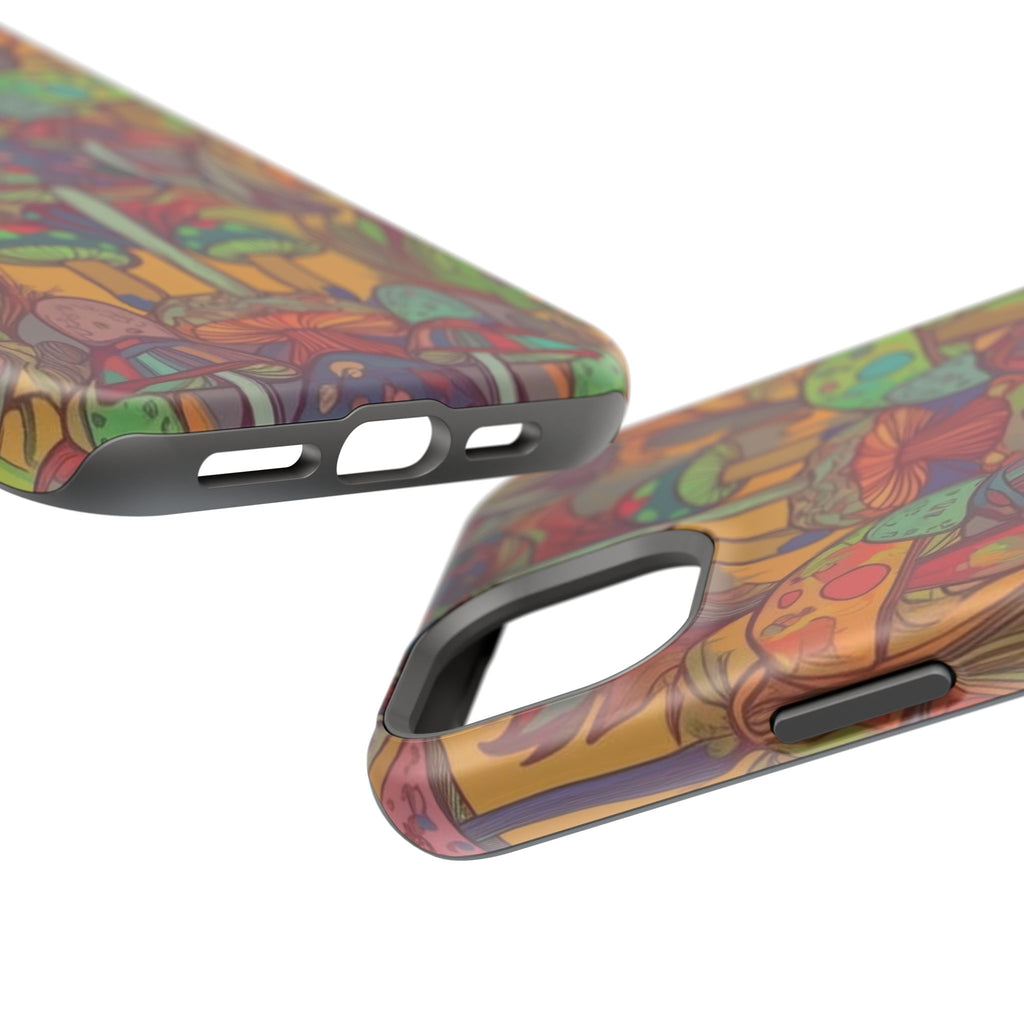 Mushroom Grove Impact-Resistant Case, Unique Phone Cover for Nature Lovers, Mushroom Art Gifts, Phone Accessories for Festivals, [...]