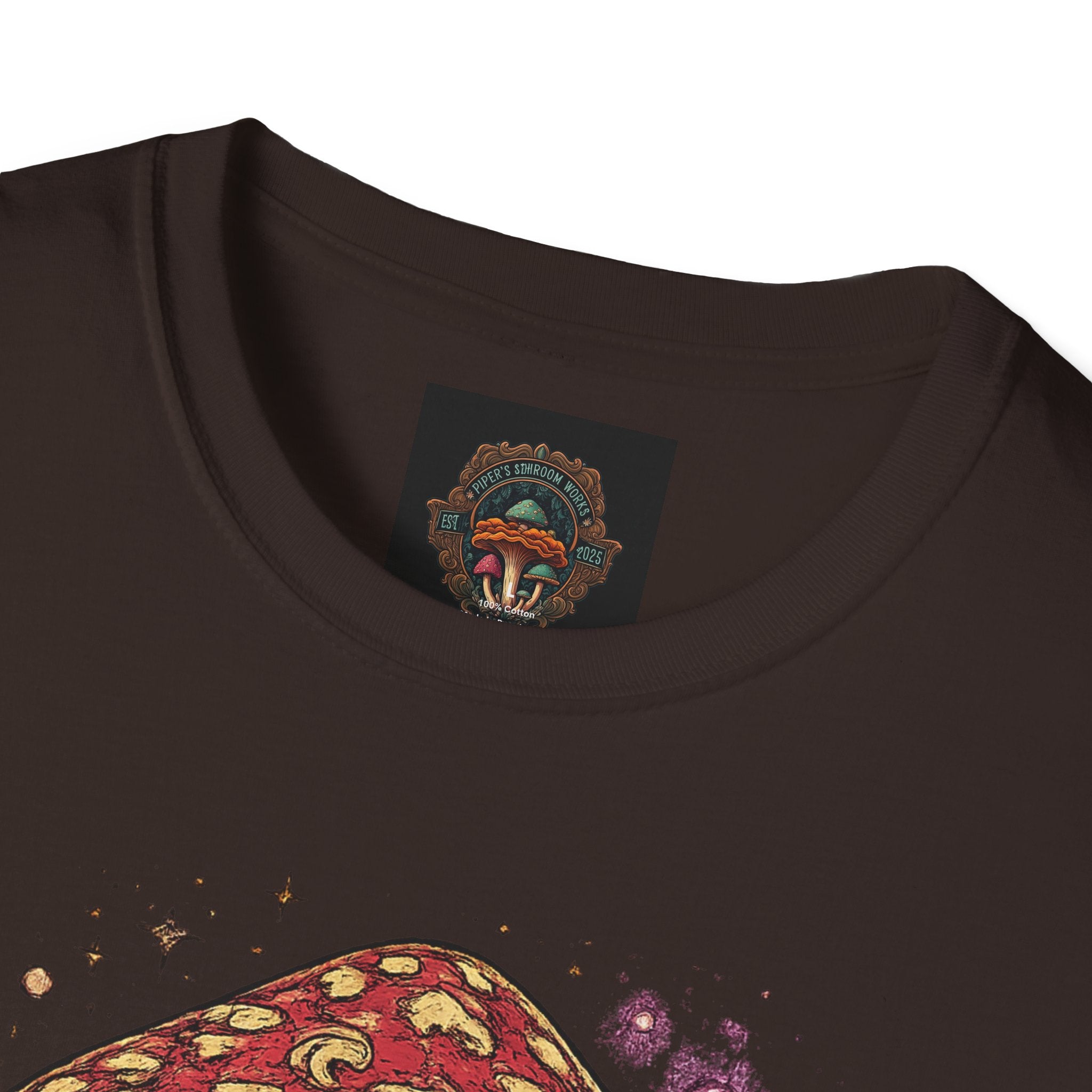 City: Portland Mushroom Magic T-Shirt — Vintage Red Toadstool Illustration