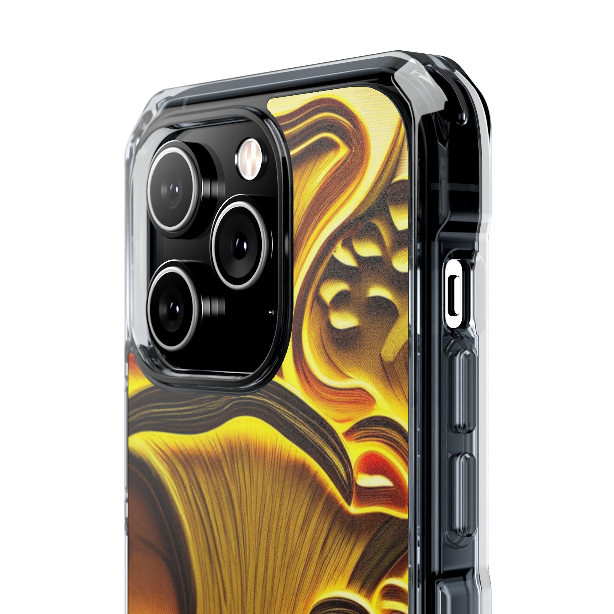 Golden Fungi Phone Case – Forest Glow Edition