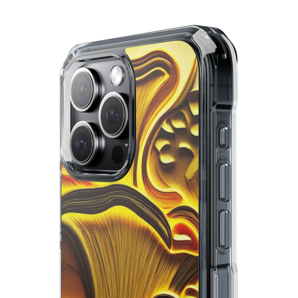Golden Fungi Phone Case – Forest Glow Edition