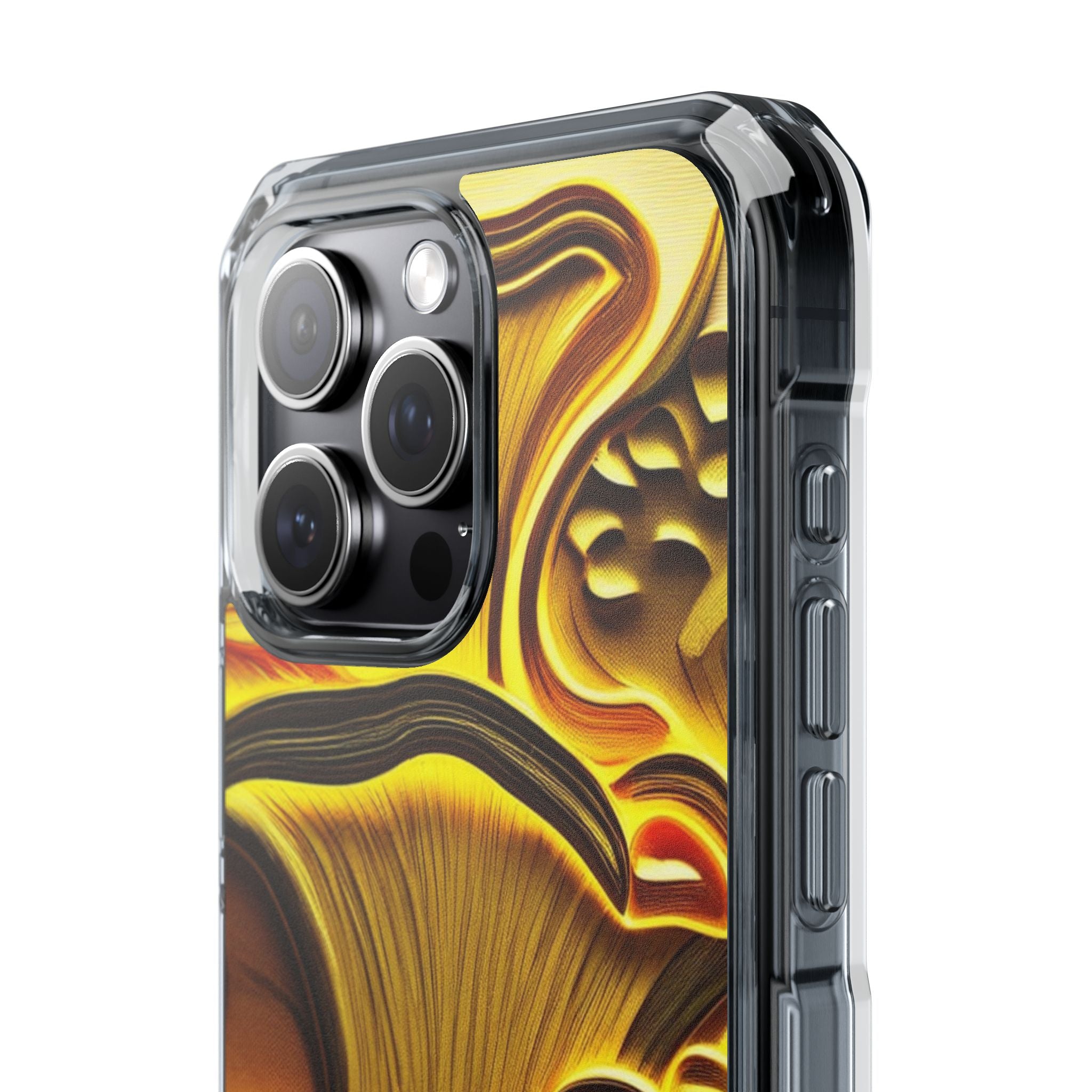 Golden Fungi Phone Case – Forest Glow Edition