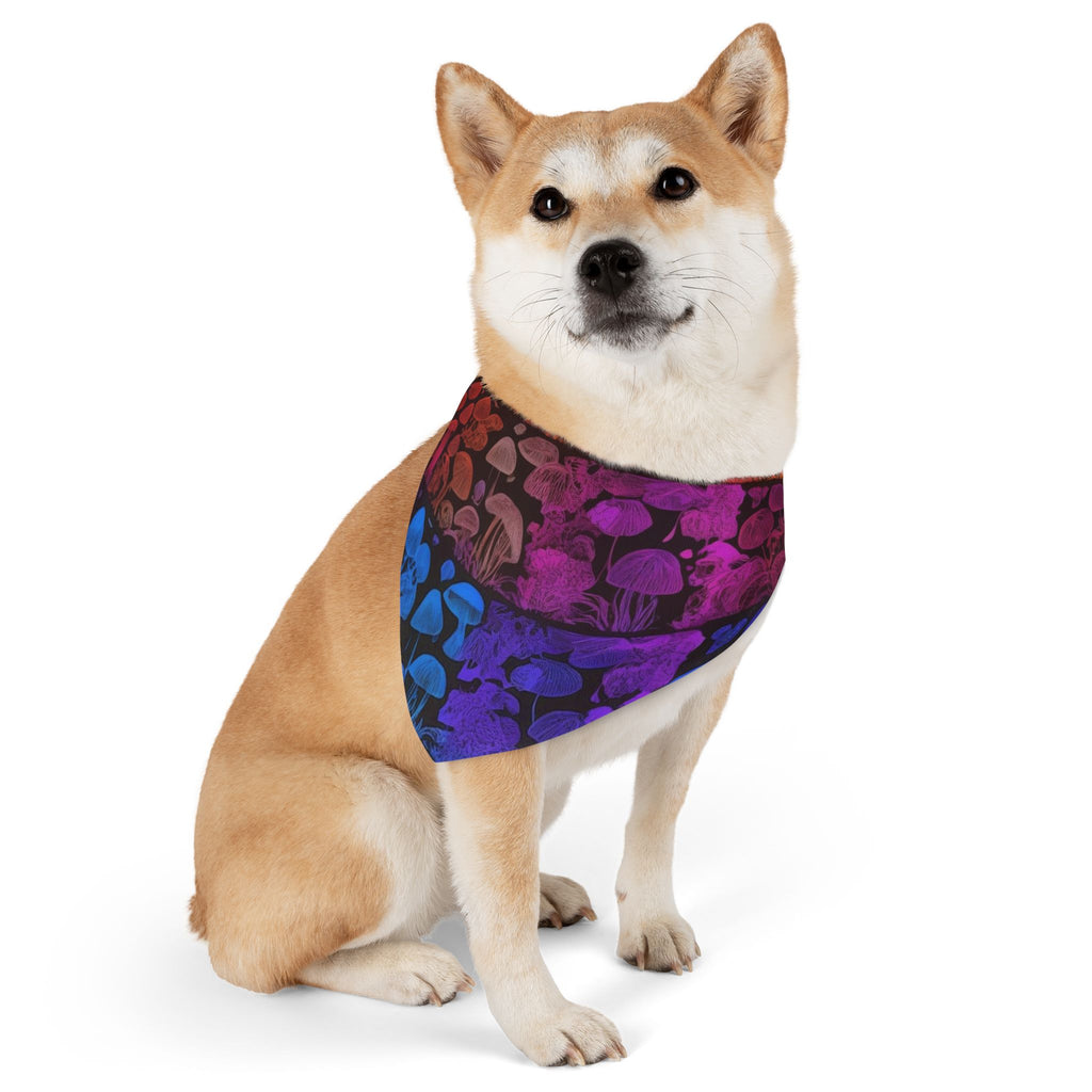 Shroom Bloom Spectrum Pet Bandana Where Fungi Meets Fashion