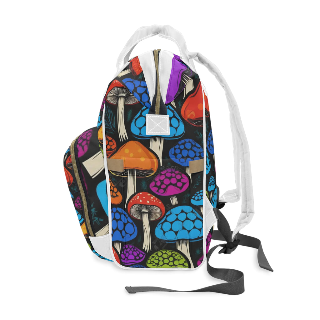 Mochila Pañalera Locura de Hongos