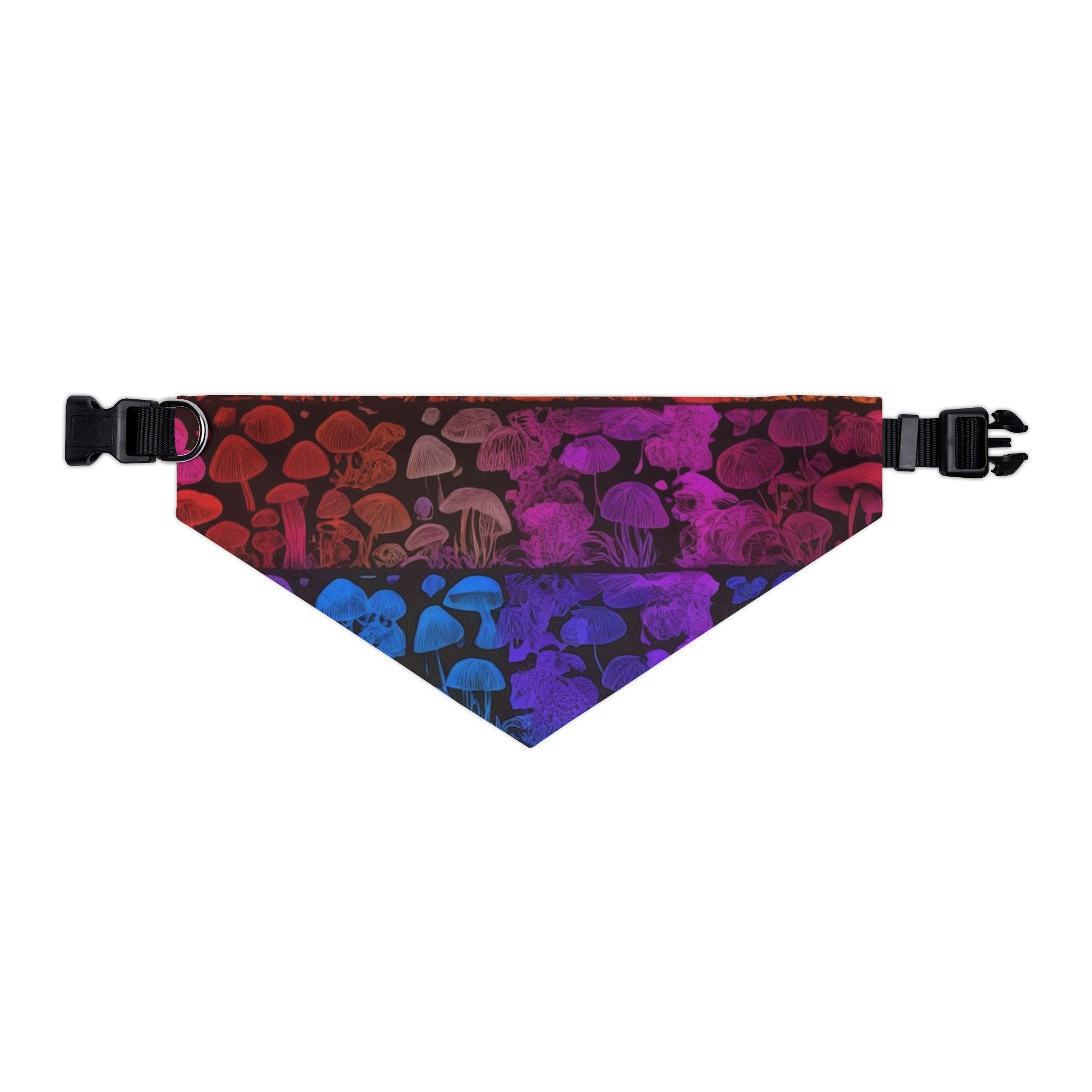 Shroom Bloom Spectrum Pet Bandana Where Fungi Meets Fashion