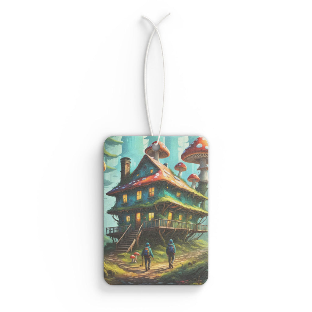 Mushroom Cottage Car Air Freshener — Whimsical Forest Scented Decor