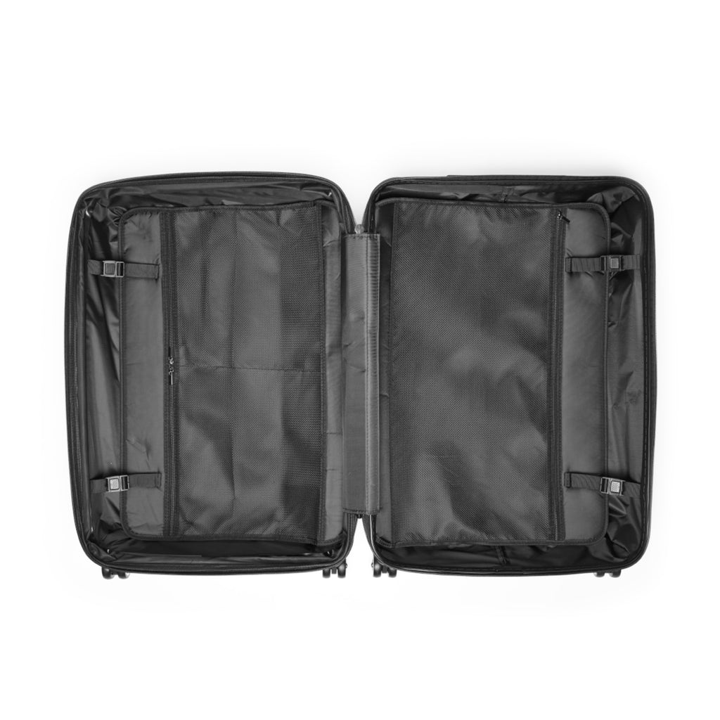 Mushroom Forest Suitcase Cover – Vintage Psychedelic Fungi Travel Luggage Skin