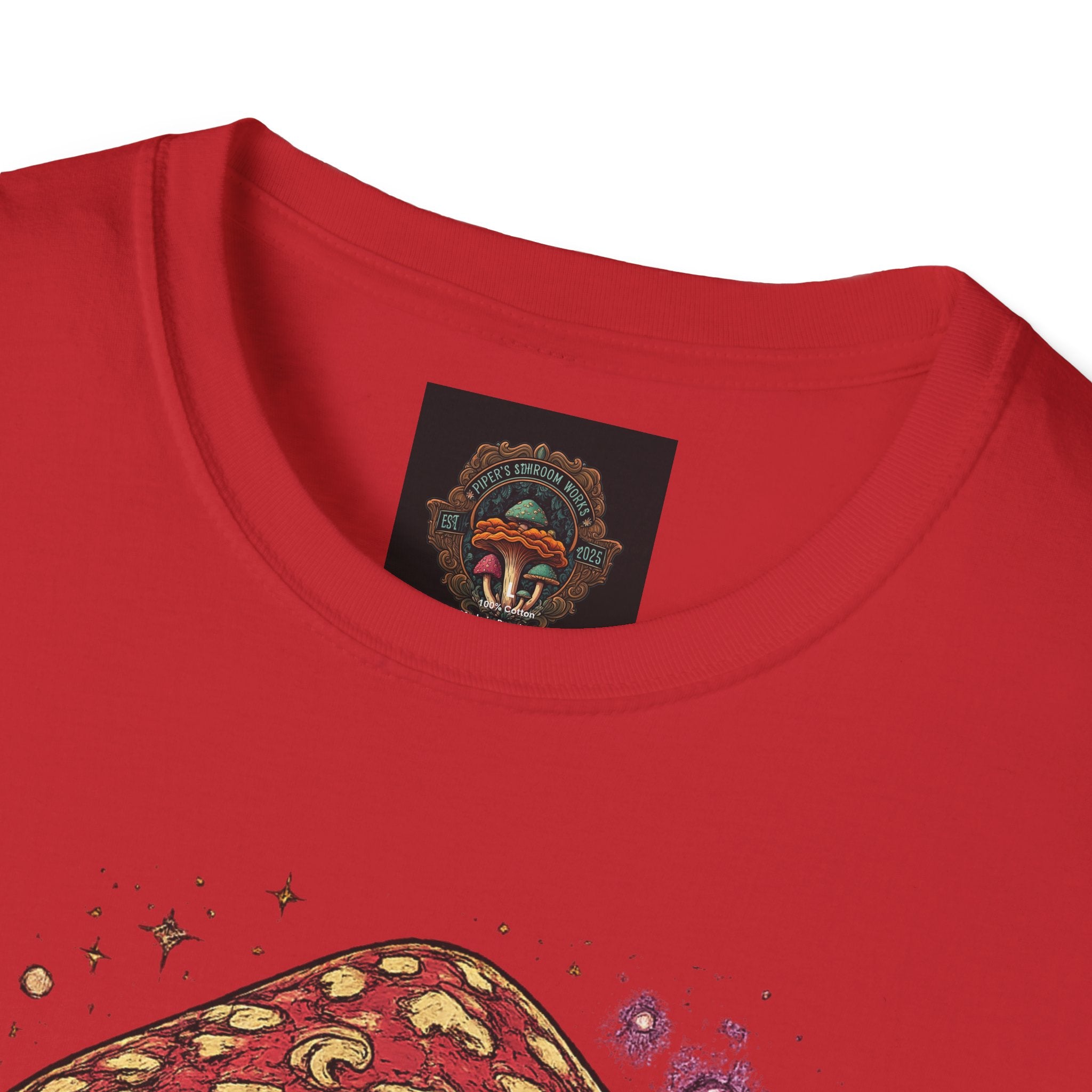 City: Portland Mushroom Magic T-Shirt — Vintage Red Toadstool Illustration