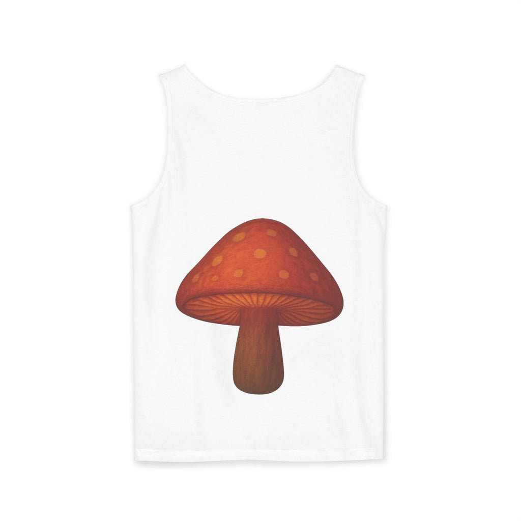 City: Portland Mushroom Tank Top — Vintage Forest Travel Graphic