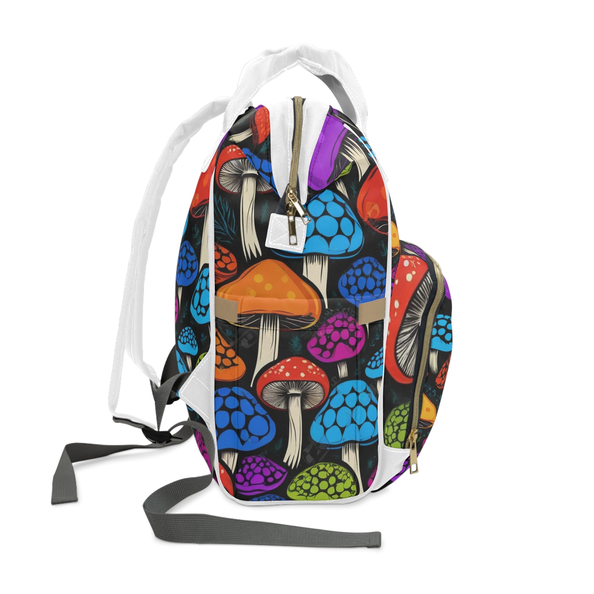 Mochila Pañalera Locura de Hongos