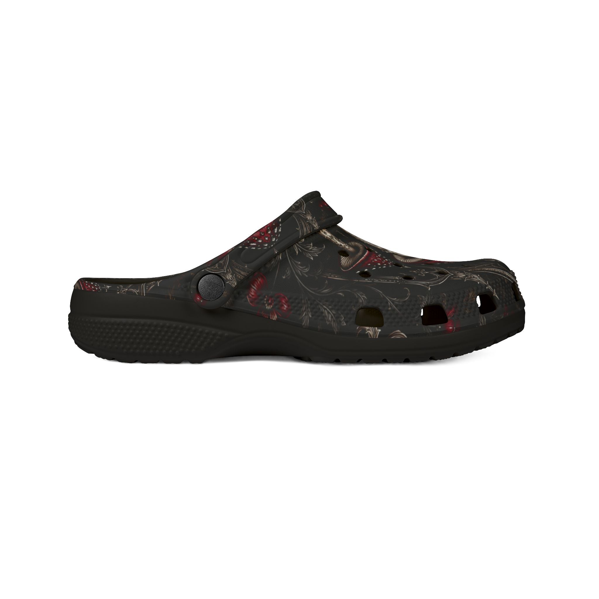 Mushroom Forest Clog — Psychedelic Red Toadstool EVA Foam Shoes
