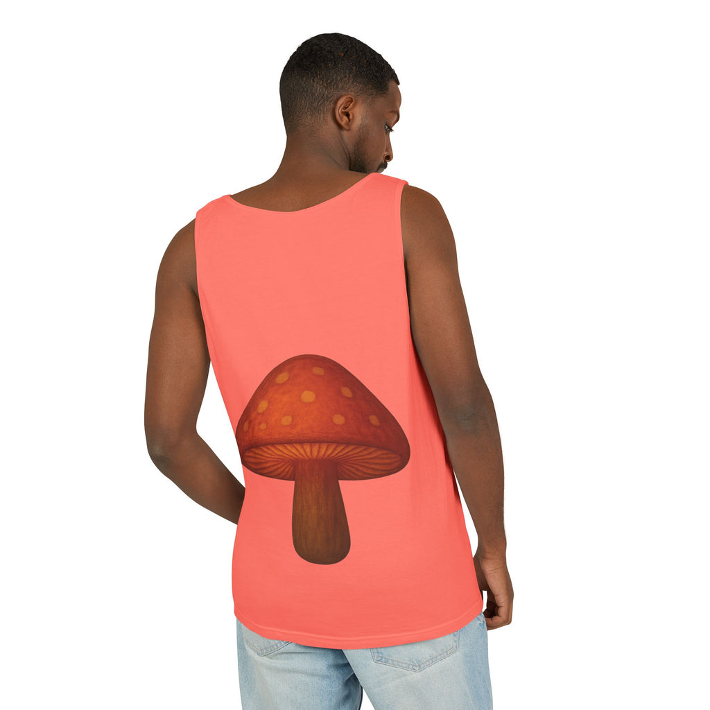 City: Portland Mushroom Tank Top — Vintage Forest Travel Graphic