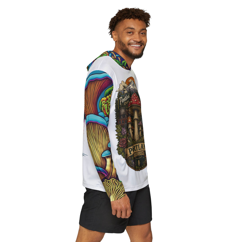 City: Portland Mushroom Hoodie Psychedelic Outdoor Graphic Pullover