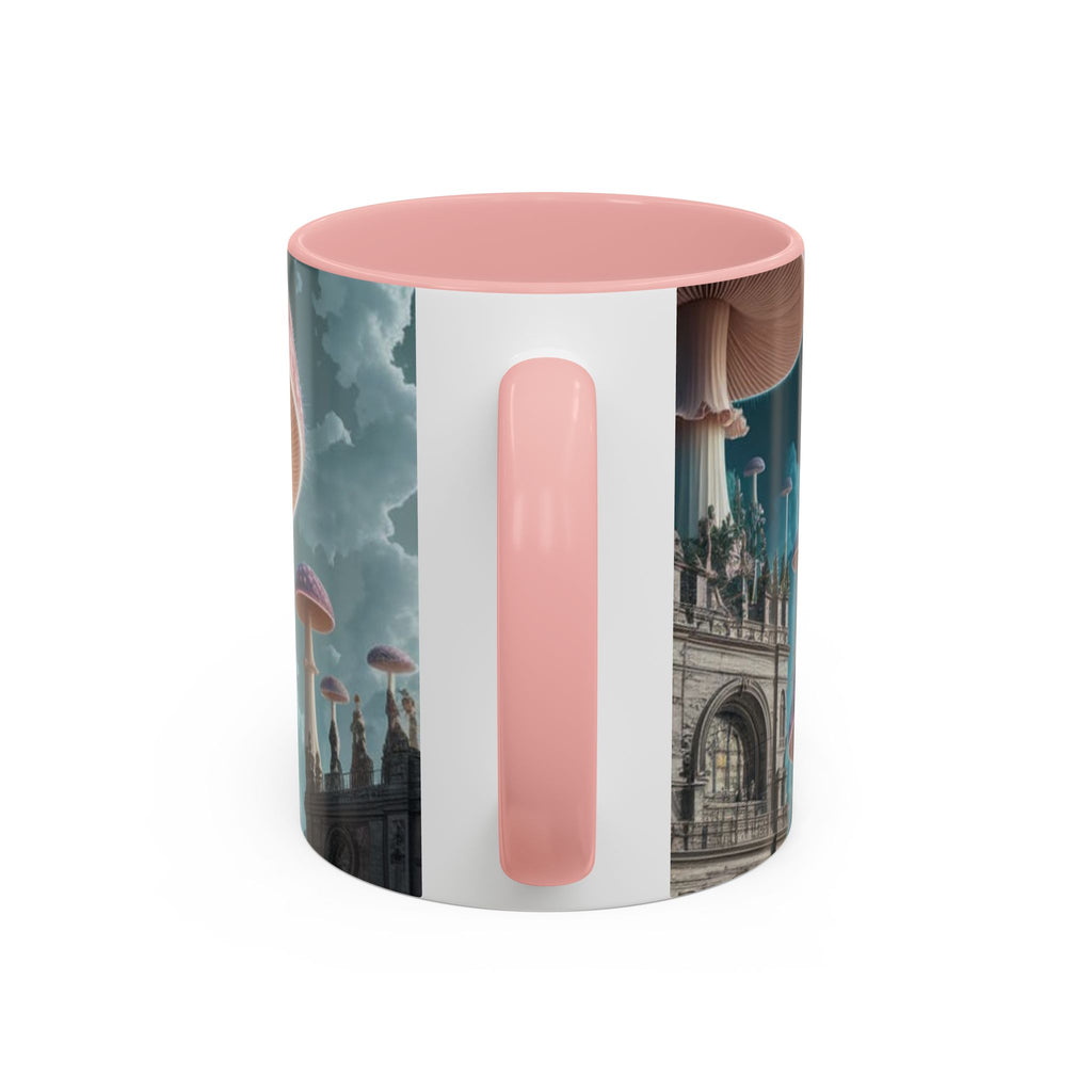 Mug: Mystical Mushroom Accent Coffee Mug — Fantasy Psychedelic Ceramic Cup (11/15oz)