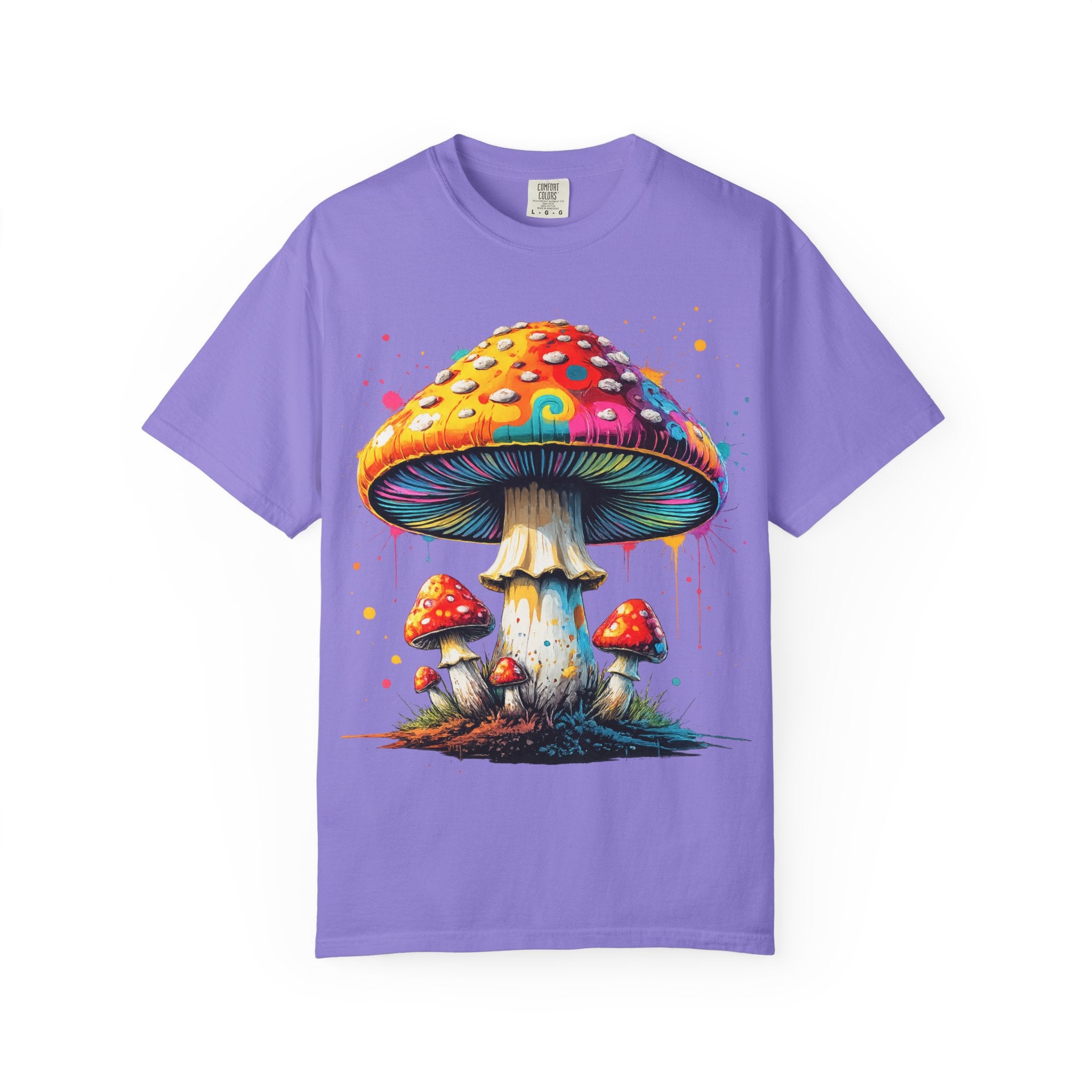 City: Lake Oswego Mushroom T-Shirt — Vintage Nature & Psychedelic Fungi Design