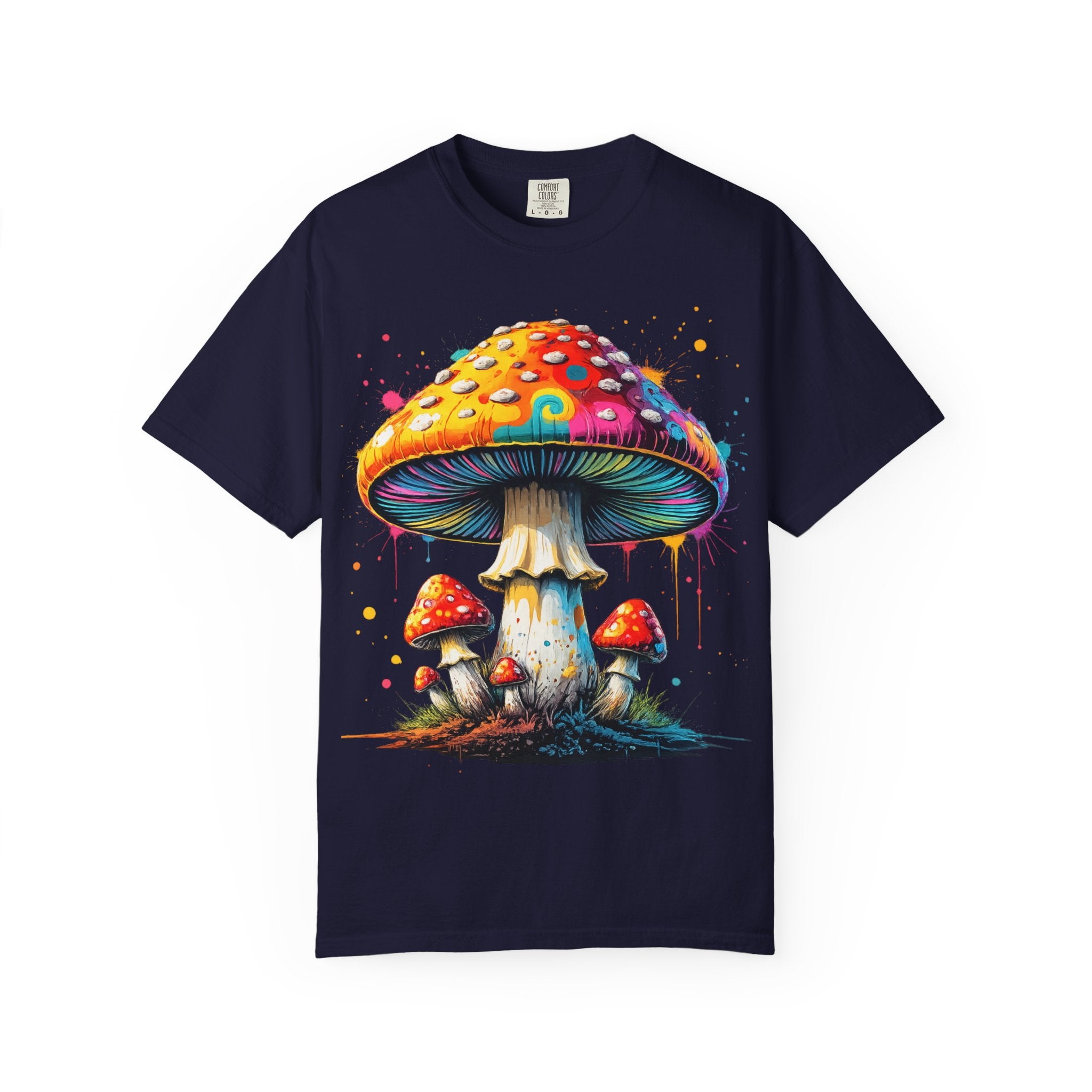 City: Lake Oswego Mushroom T-Shirt — Vintage Nature & Psychedelic Fungi Design