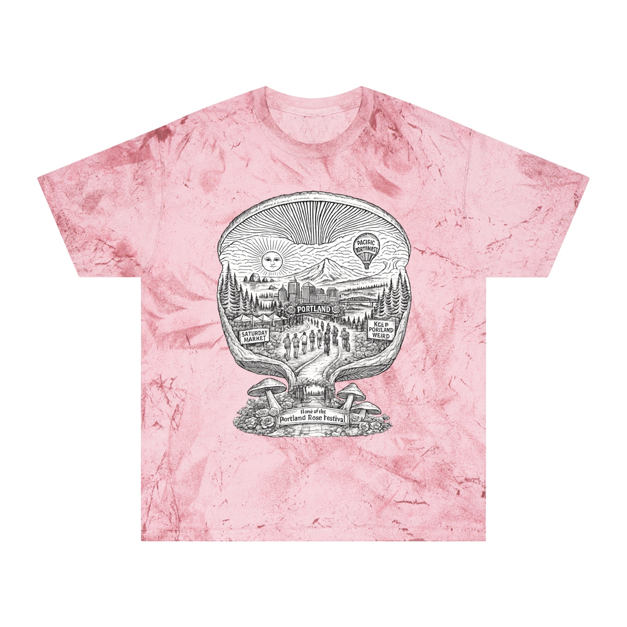 City: Portland Mushroom Adventure T‑Shirt
