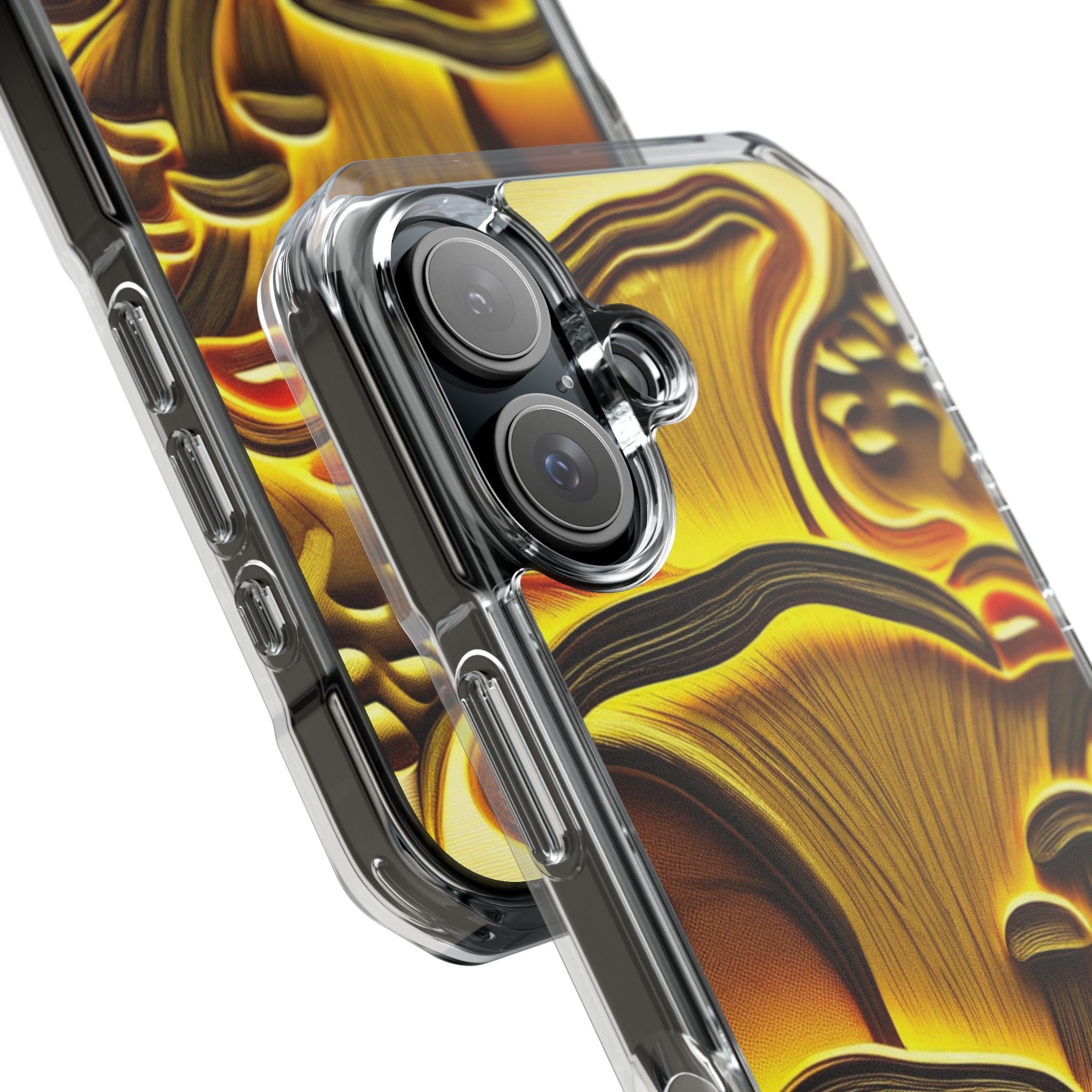 Golden Fungi Phone Case – Forest Glow Edition