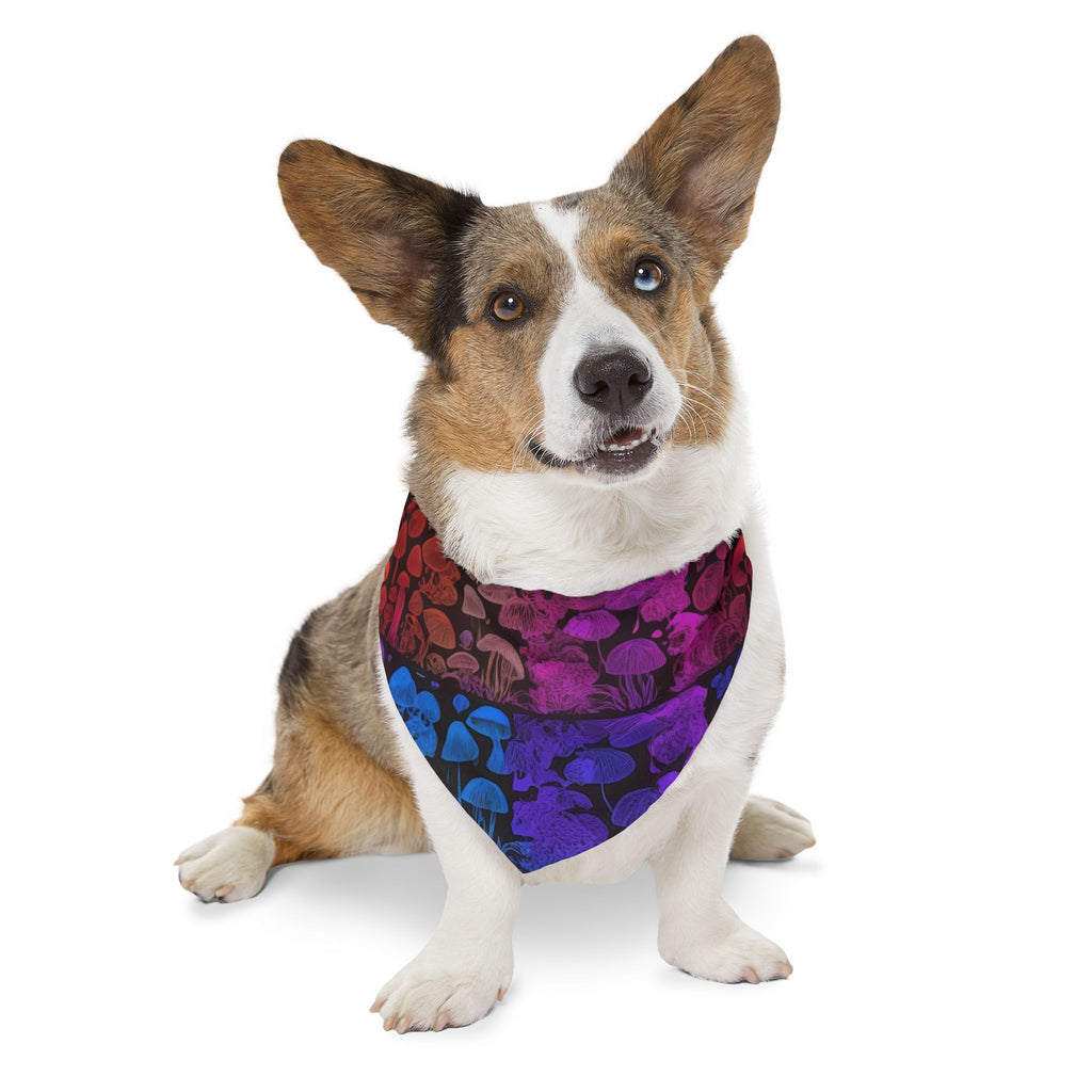 Shroom Bloom Spectrum Pet Bandana Where Fungi Meets Fashion