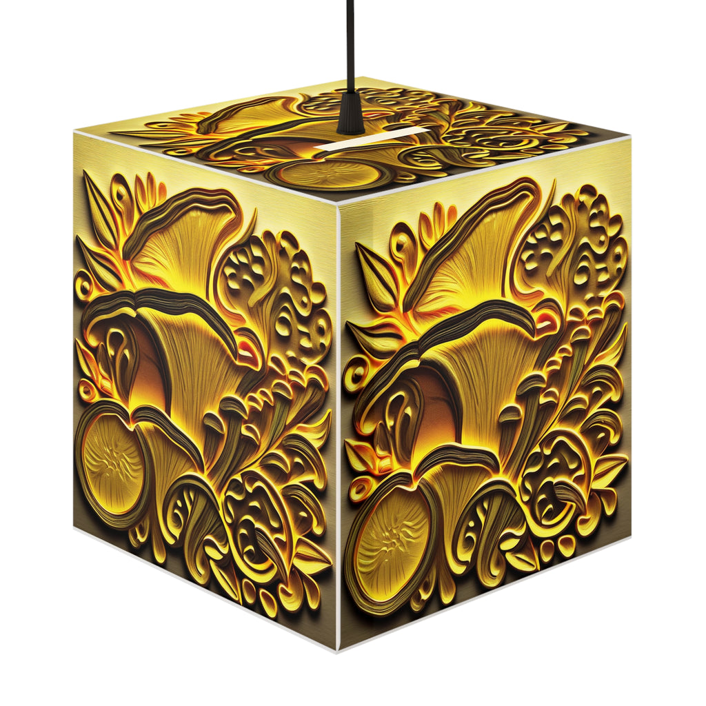 The Light Cube Lamp Golden Shroom Custom Design