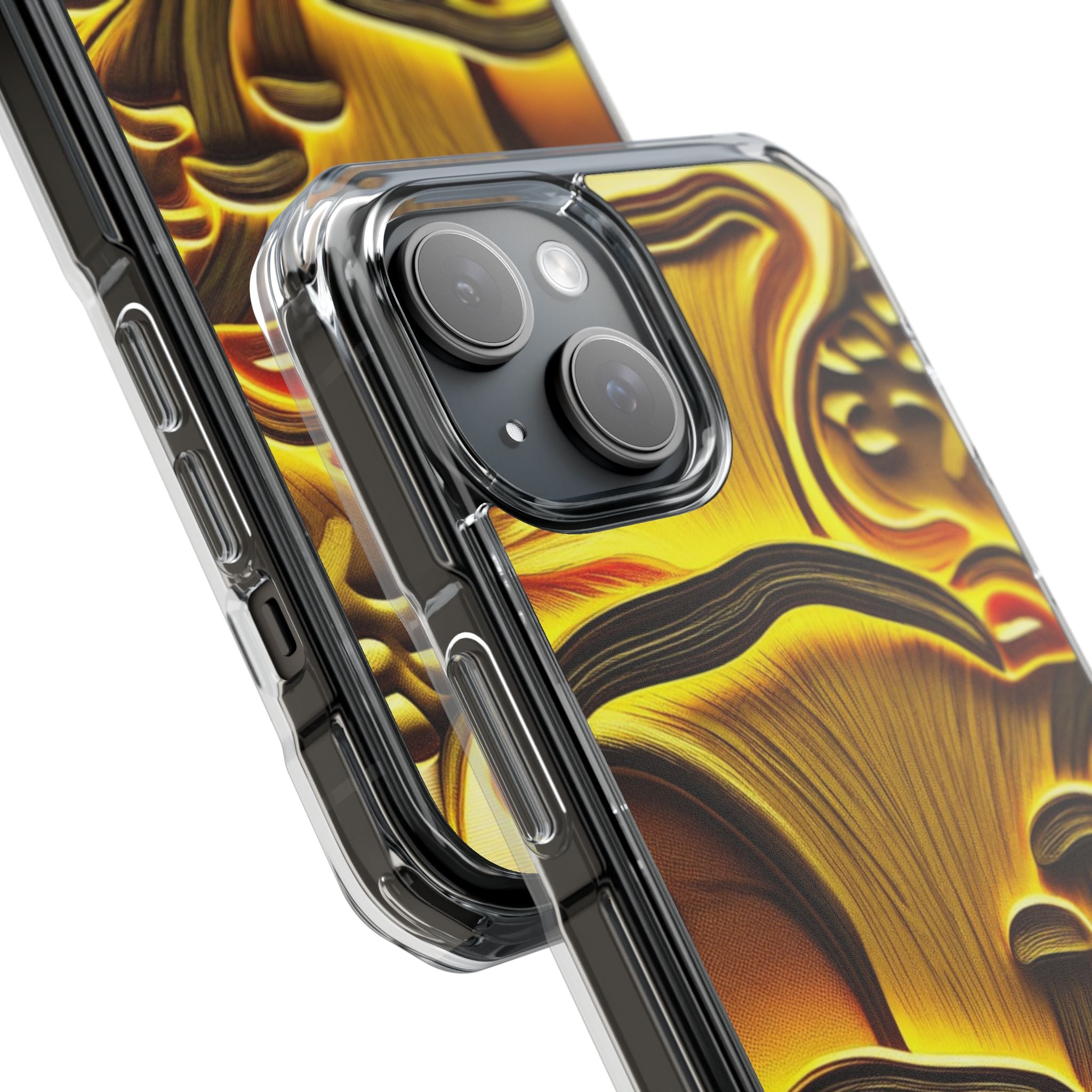 Golden Fungi Phone Case – Forest Glow Edition