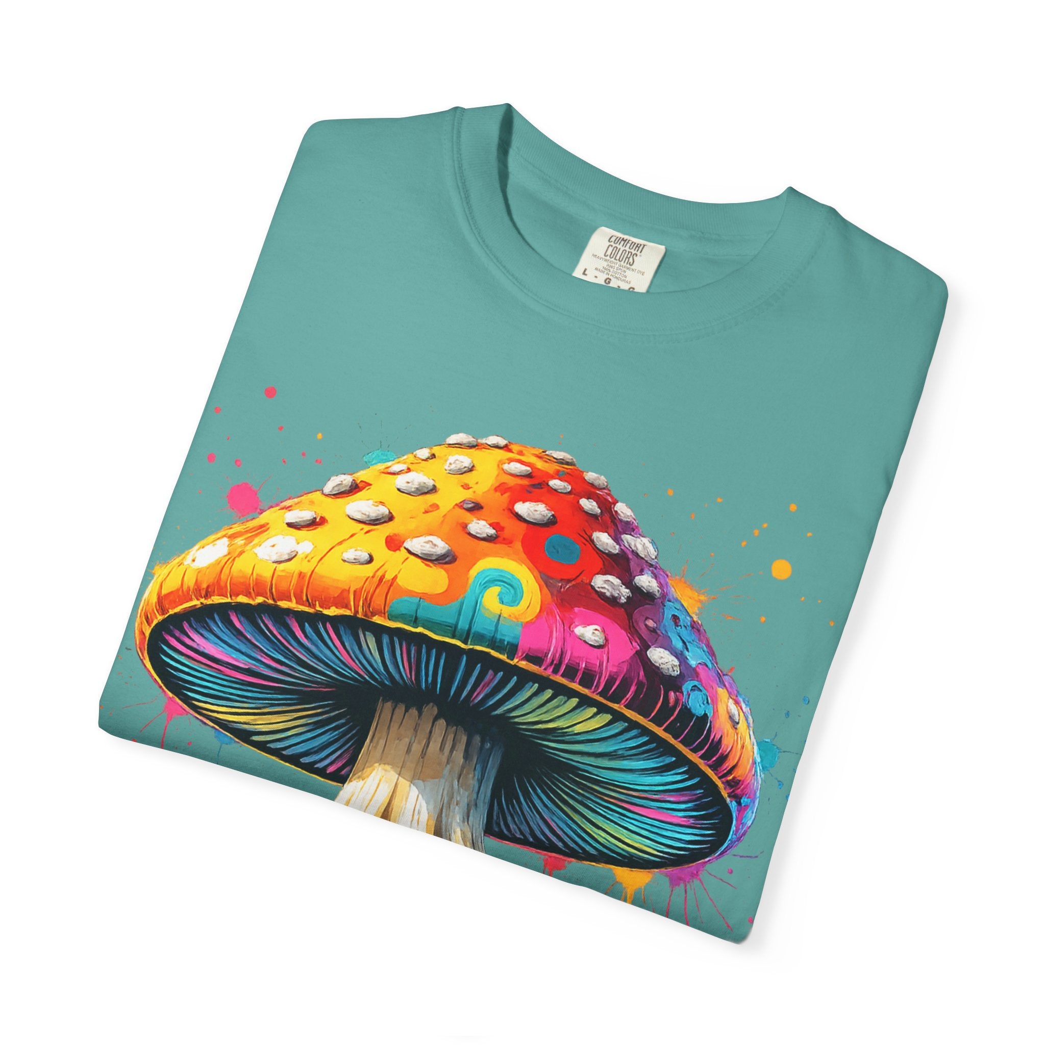 City: Lake Oswego Mushroom T-Shirt — Vintage Nature & Psychedelic Fungi Design