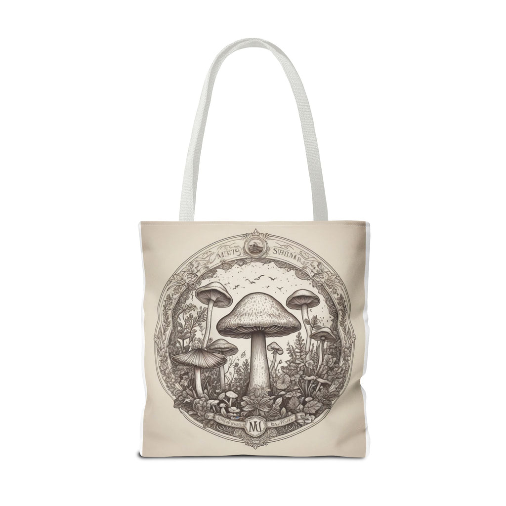 Mystic Shroom Circle Tote Bag – Where Art Nouveau Meets Nature