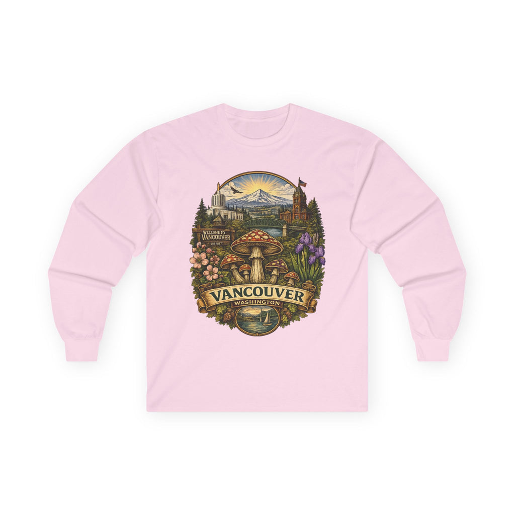 City: Vancouver Mushroom Graphic Long Sleeve Tee