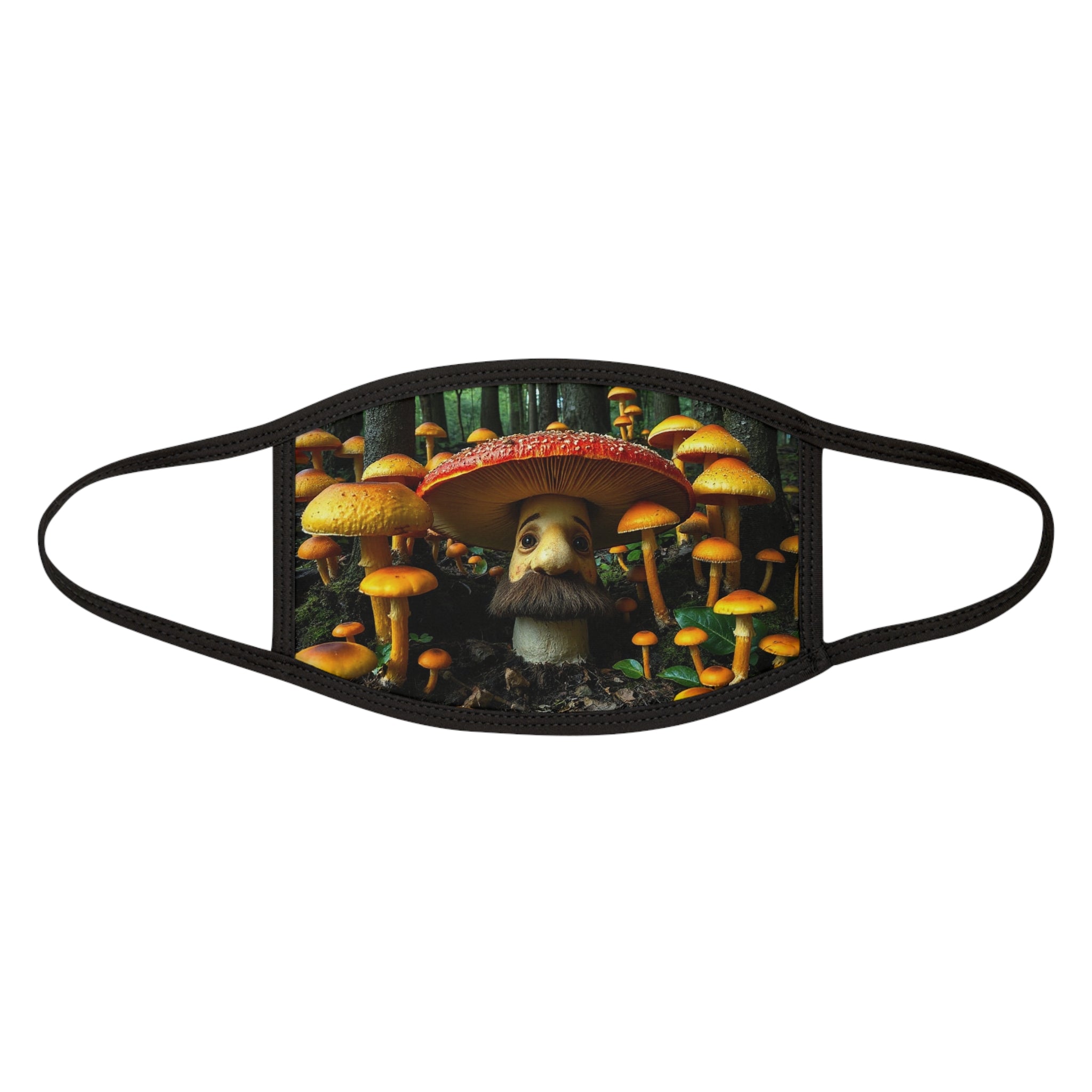 Cover Up with Character Forest Beard Shroom Mask Breathe Easy with Fungi