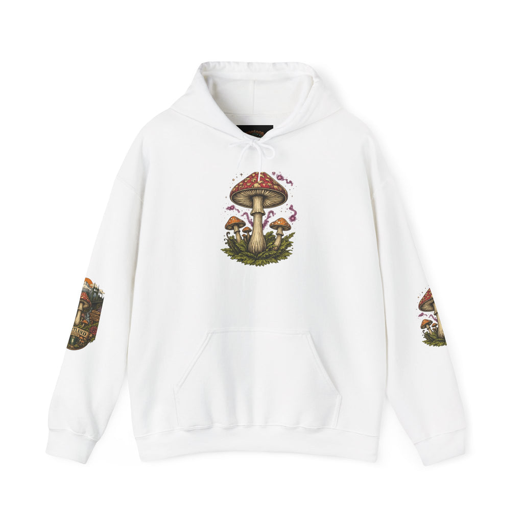 City: Portland Mushroom Forest Hooded Sweatshirt Nature Graphic Hoodie