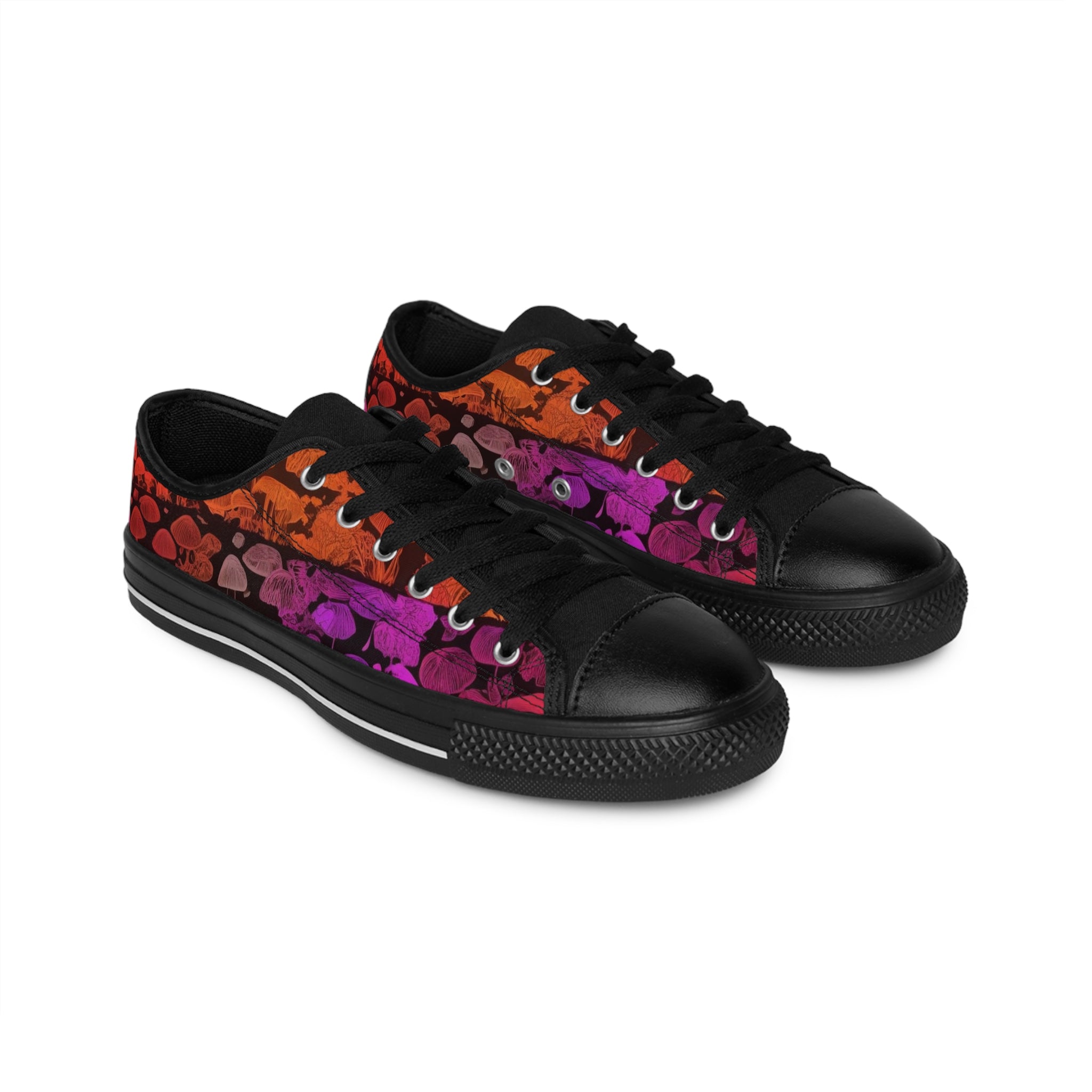 Skull Gradient Sneakers — Men’s Low-Top Street Shoes