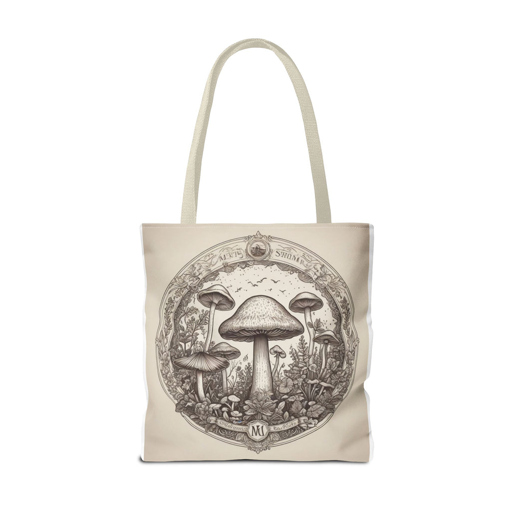 Mystic Shroom Circle Tote Bag – Where Art Nouveau Meets Nature
