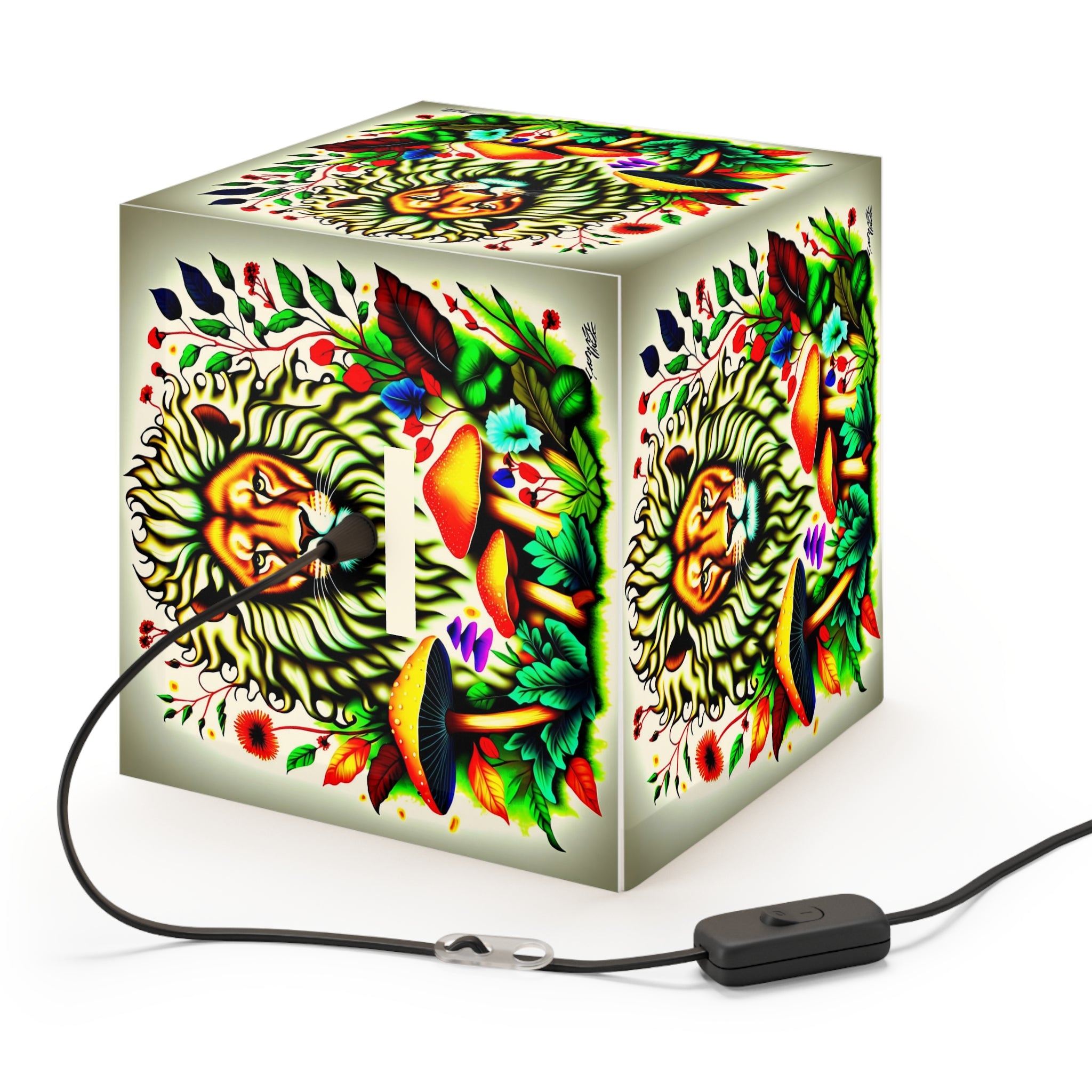 Cubo de luz Lámpara León del Bosque