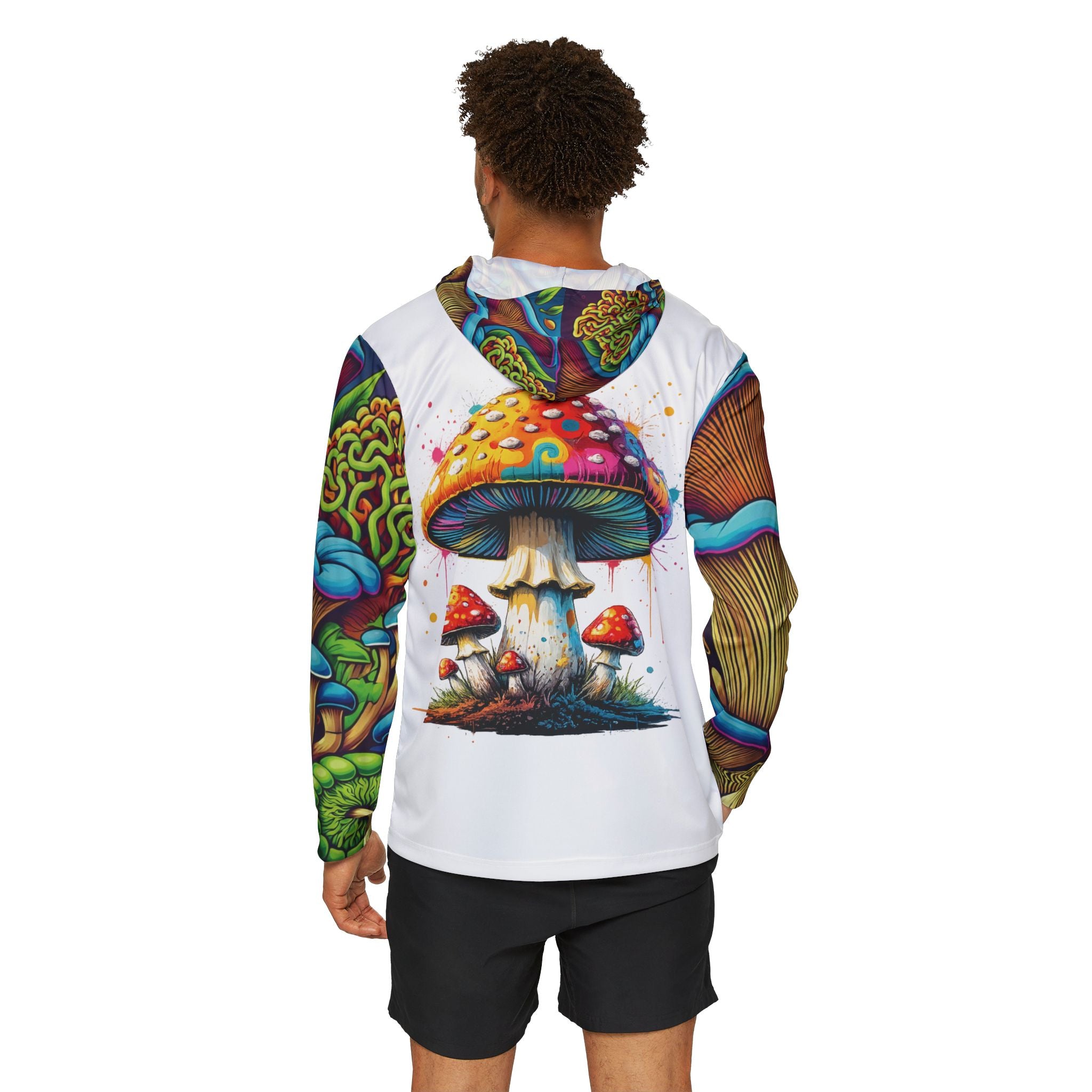 City: Portland Mushroom Hoodie Psychedelic Outdoor Graphic Pullover