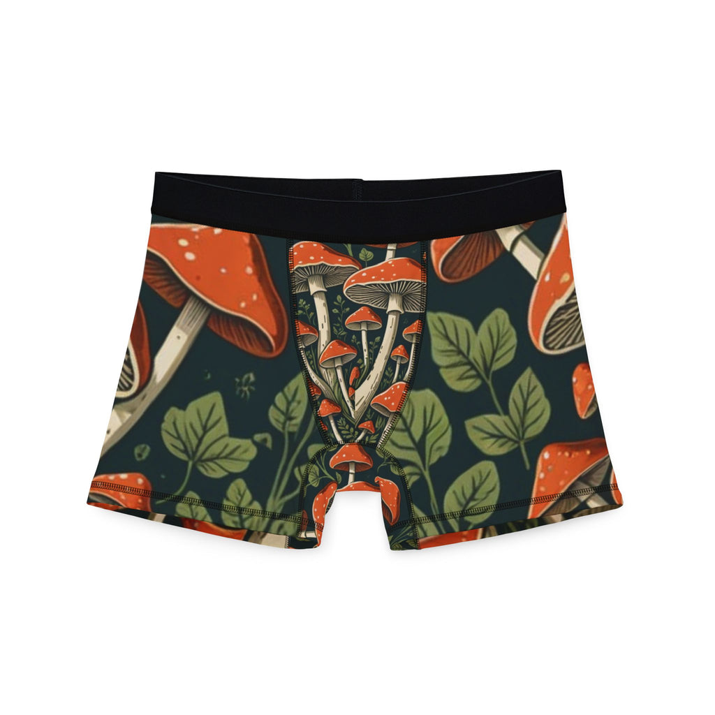 Mushroom Forest Men's Boxer Briefs – Red Toadstool All-Over Print Underwear