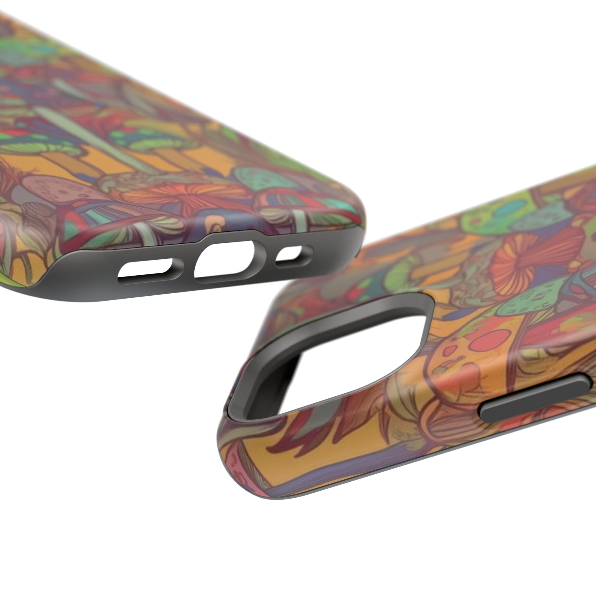 Mushroom Grove Impact-Resistant Case, Unique Phone Cover for Nature Lovers, Mushroom Art Gifts, Phone Accessories for Festivals, [...]
