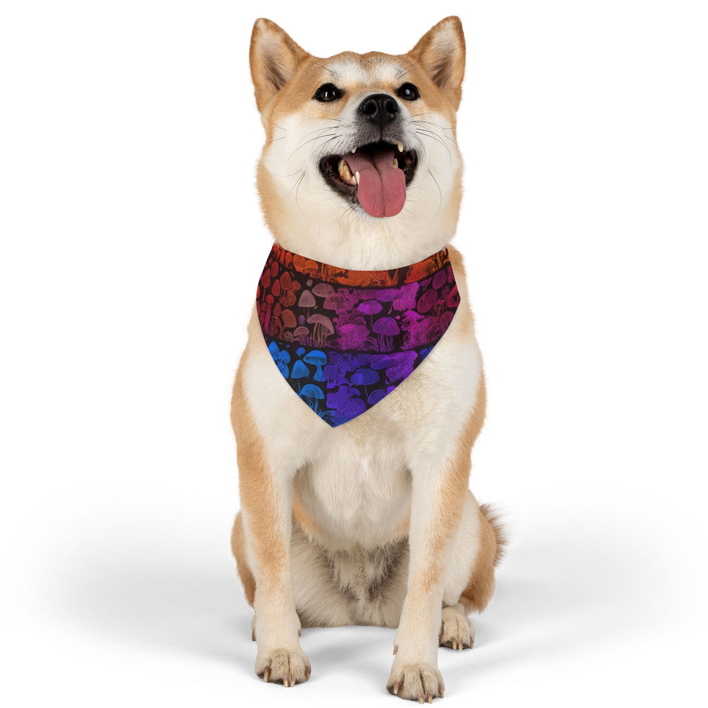 Shroom Bloom Spectrum Pet Bandana Where Fungi Meets Fashion