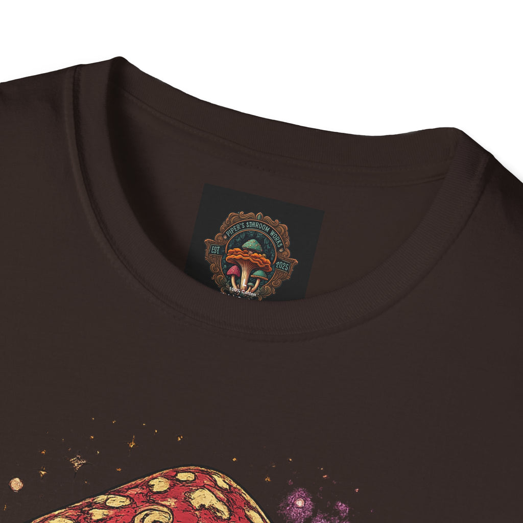 City: Gresham Psychedelic Mushroom Graphic T-Shirt — Red Amanita Illustration