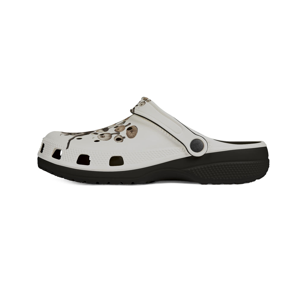 Mushroom Print EVA Foam Clogs — Lightweight Garden & Casual Slip-Ons