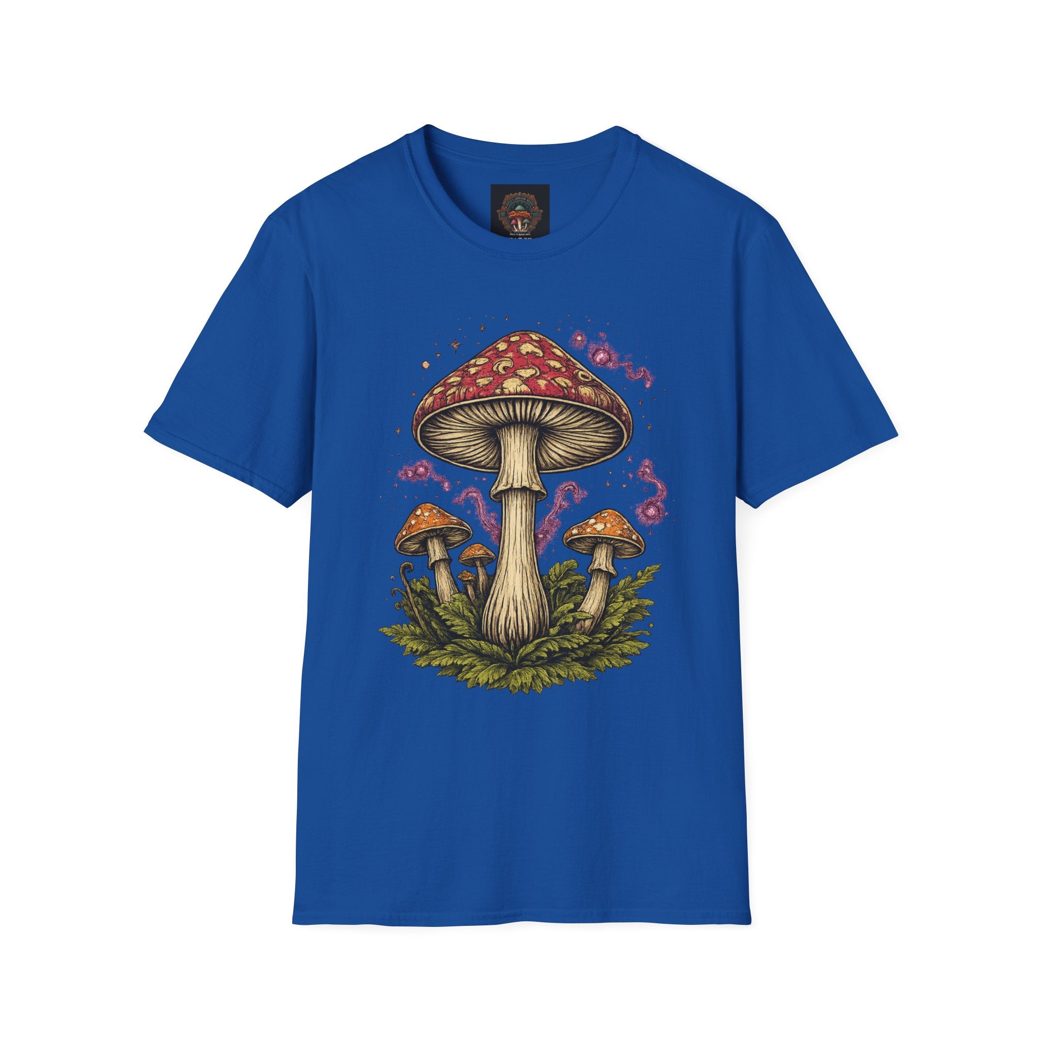 City: Gresham Psychedelic Mushroom Graphic T-Shirt — Red Amanita Illustration