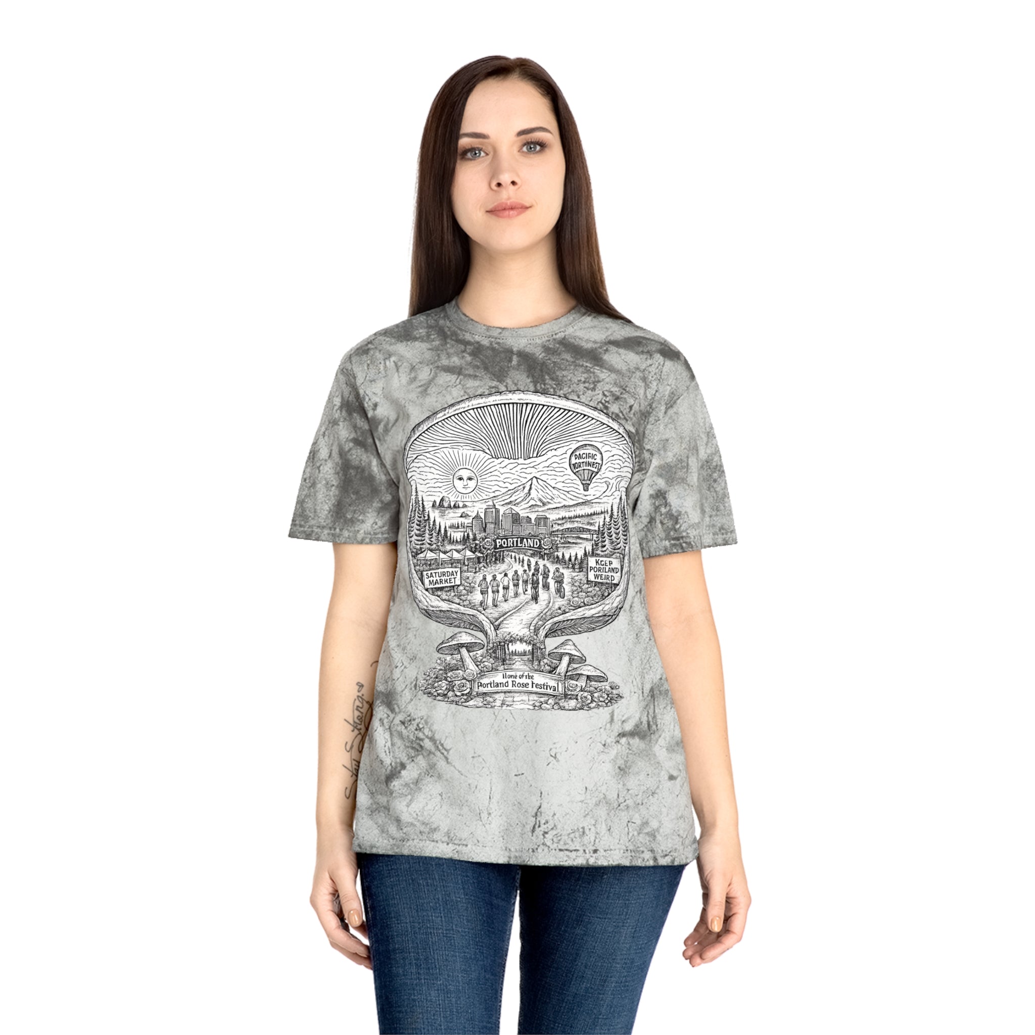 City: Portland Mushroom Adventure T‑Shirt