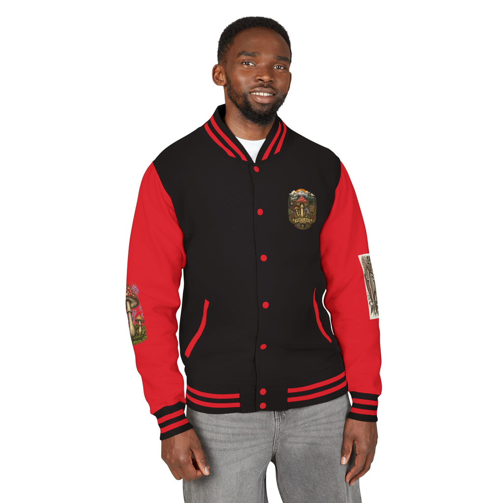 Portland Mushroom Patch Letterman Jacket