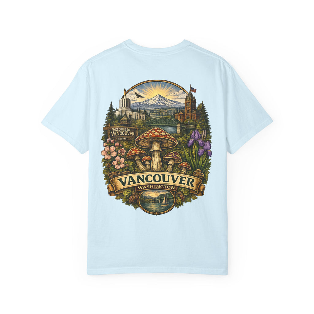 City: Lake Oswego Mushroom T-Shirt — Vintage Nature & Psychedelic Fungi Design