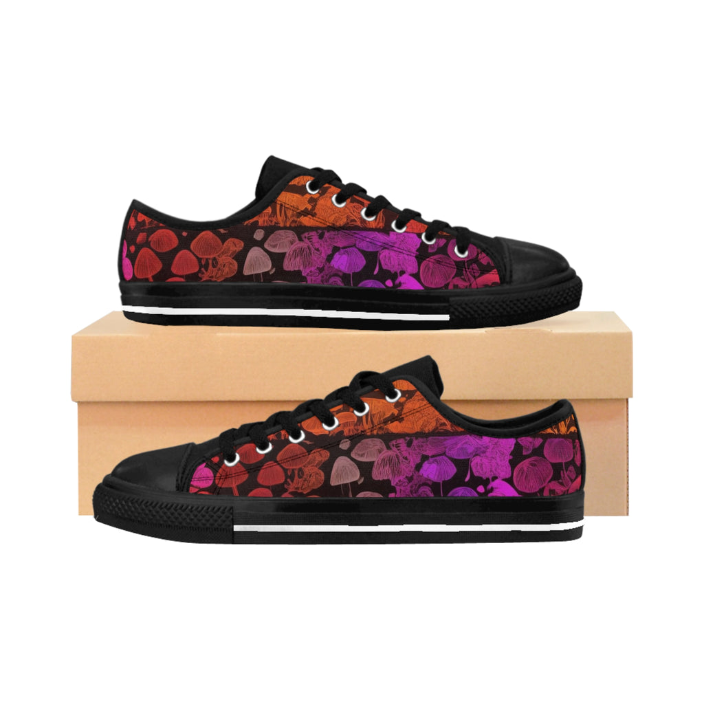 Skull Gradient Sneakers — Men’s Low-Top Street Shoes