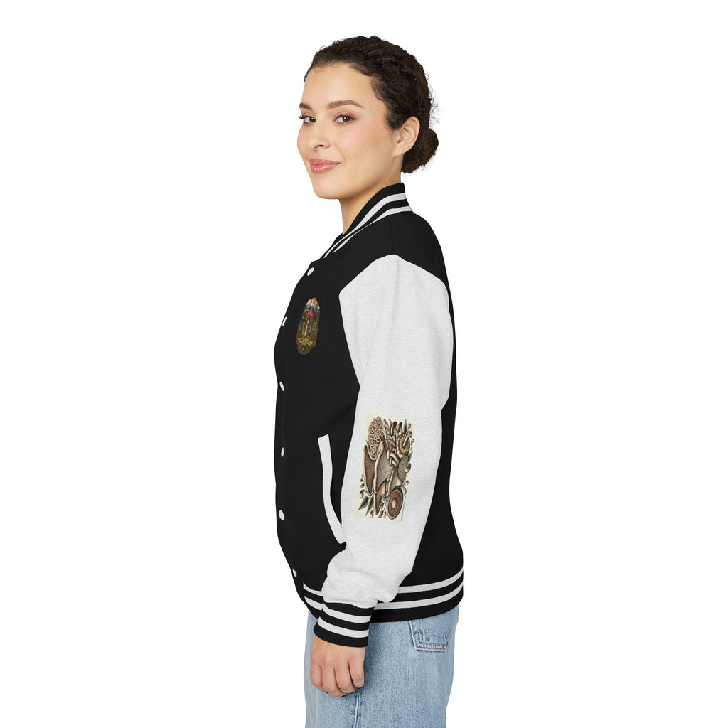 Portland Mushroom Patch Letterman Jacket