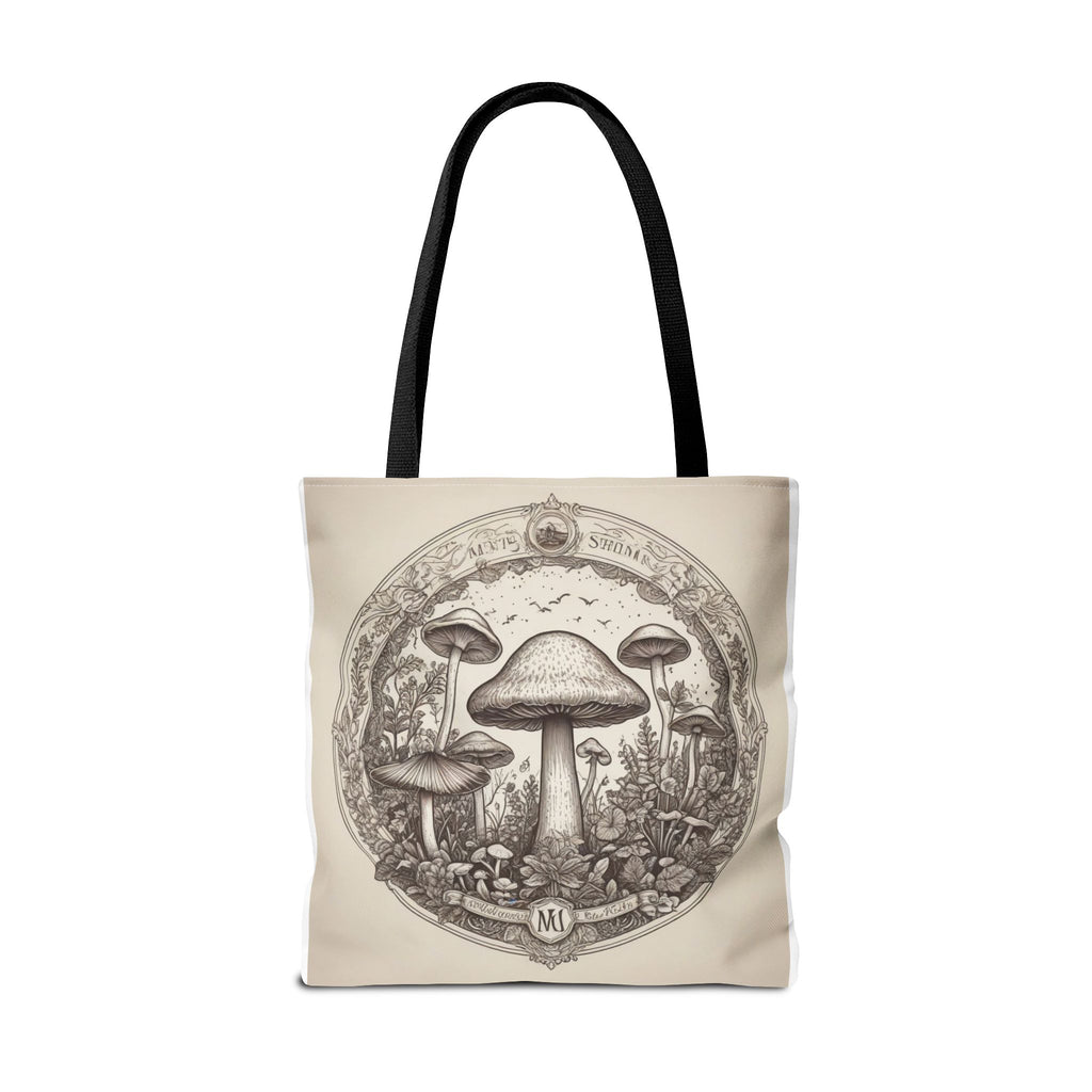 Mystic Shroom Circle Tote Bag – Where Art Nouveau Meets Nature