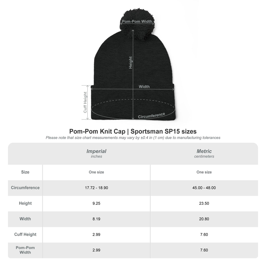 ❄️ Piper’s Pom-Pom Beanie – Cozy Cap❄️ Edition (Embroidery)